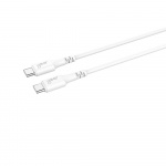 Gear Laturi 220V 1xUSB-C Valkoinen PD/PPS 30W + USB-C-USB-C-Kaapeli