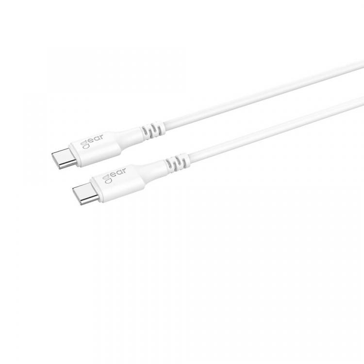 Gear Laturi 220V 1xUSB-C Valkoinen PD/PPS 30W + USB-C-USB-C-Kaapeli