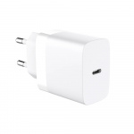 Gear Laturi 220V 1xUSB-C Valkoinen PD/PPS 30W + USB-C-USB-C-Kaapeli