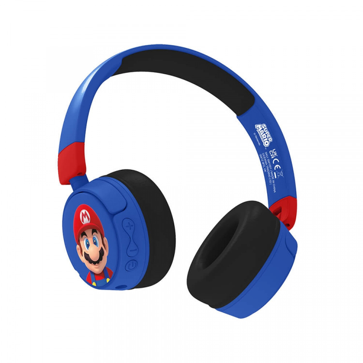 Super Mario Headphone On-Ear Kids Wireless 85/95dB