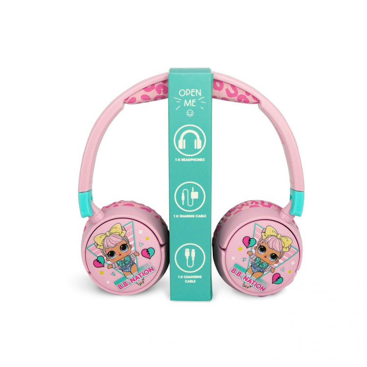 LOL surprise Headphone On-Ear Kids Wireless 85/95dB