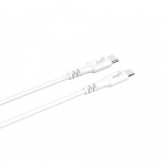 Gear Latausjohto USB-C till Lightning 0.5m Valkoinen MFI C94 Gear Latausjohto USB-C till Lightning 0.5m Valkoinen MFI C94