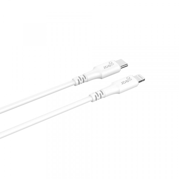 Gear Latausjohto USB-C till Lightning 0.5m Valkoinen MFI C94 Gear Latausjohto USB-C till Lightning 0.5m Valkoinen MFI C94
