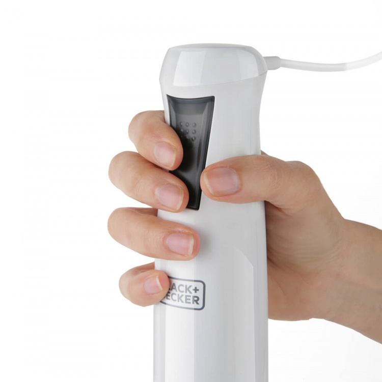 BLACK+DECKER Hand Blender White 600W