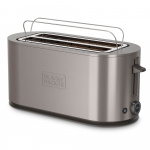 BLACK+DECKER Toaster 2 Long Slot Stainless Steel BLACK+DECKER Toaster 2 Long Slot Stainless Steel
