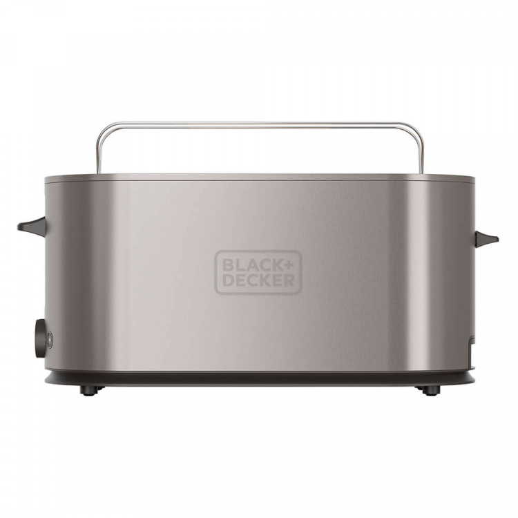 BLACK+DECKER Toaster 2 Long Slot Stainless Steel BLACK+DECKER Toaster 2 Long Slot Stainless Steel