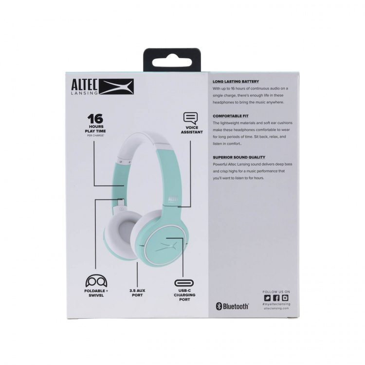 Altec Lansing 2in1 Kuuloke NanoPhone Wireless On-Ear Vihreä Altec Lansing 2in1 Kuuloke NanoPhone Wireless On-Ear Vihreä