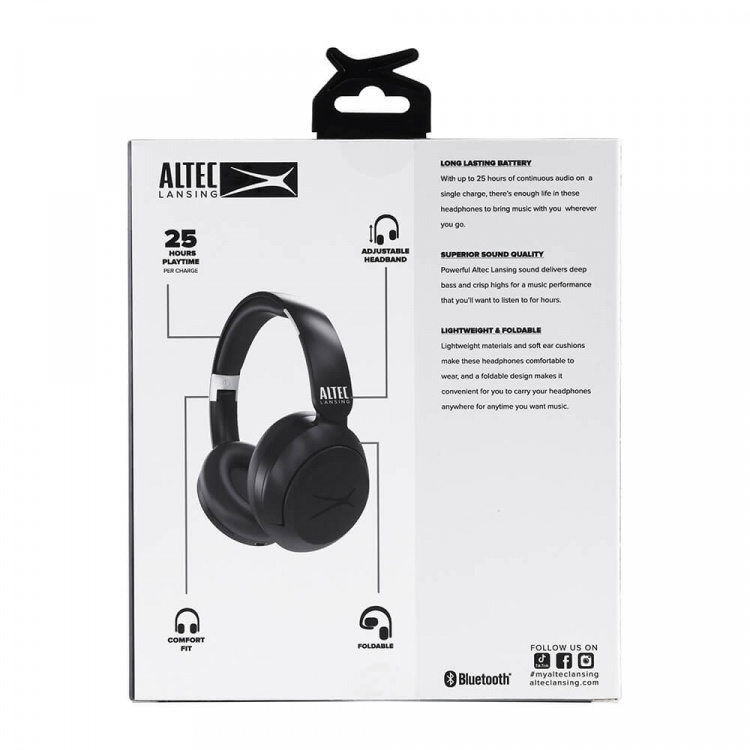 Altec Lansing Kuulokkeet Chill Langattomat Over-Ear Musta Altec Lansing Kuulokkeet Chill Langattomat Over-Ear Musta