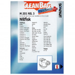 CLEANBAG Microfleece+ Dustbag Nilfisk Elite Extreme King 4+1 CLEANBAG Microfleece+ Dustbag Nilfisk Elite Extreme King 4+1