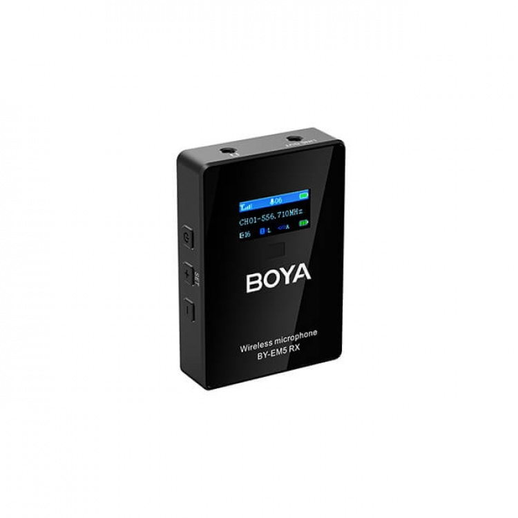 BOYA Wireless UHF Microphone x1 BY-EM5-K1 BOYA Wireless UHF Microphone x1 BY-EM5-K1