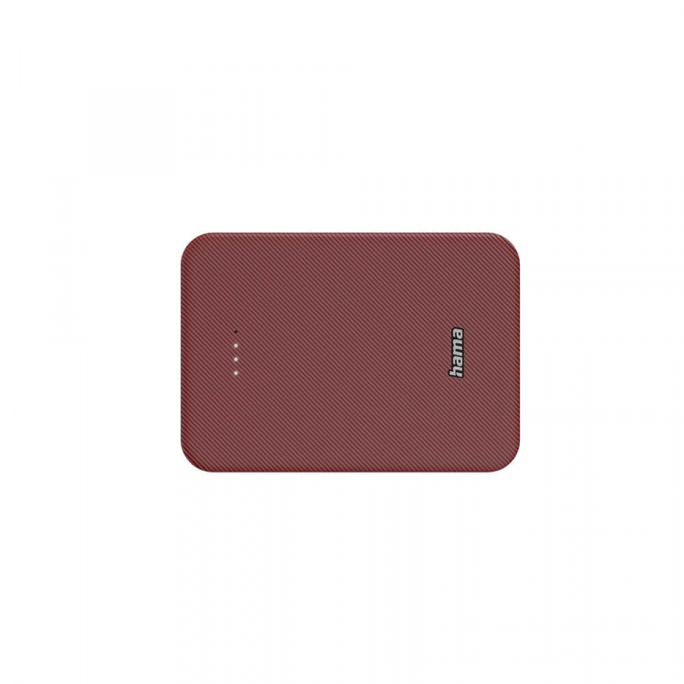 Hama Powerbank Colour 10 10000mAh USB-C+USB-A Red