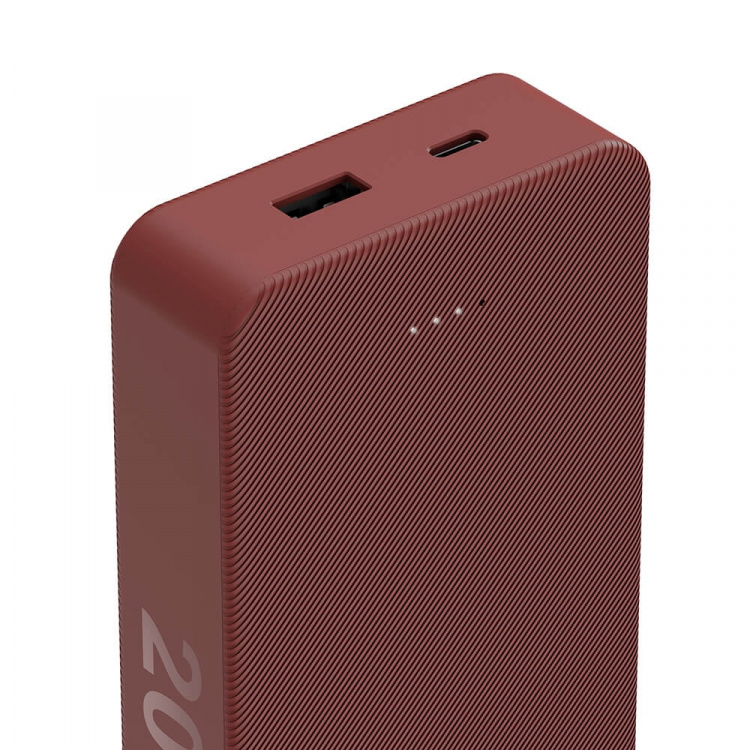 Hama Powerbank Colour 20 20000mAh USB-C+USB-A Red