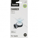 Hama Charger Wireless for Apple Watch USB-C Black