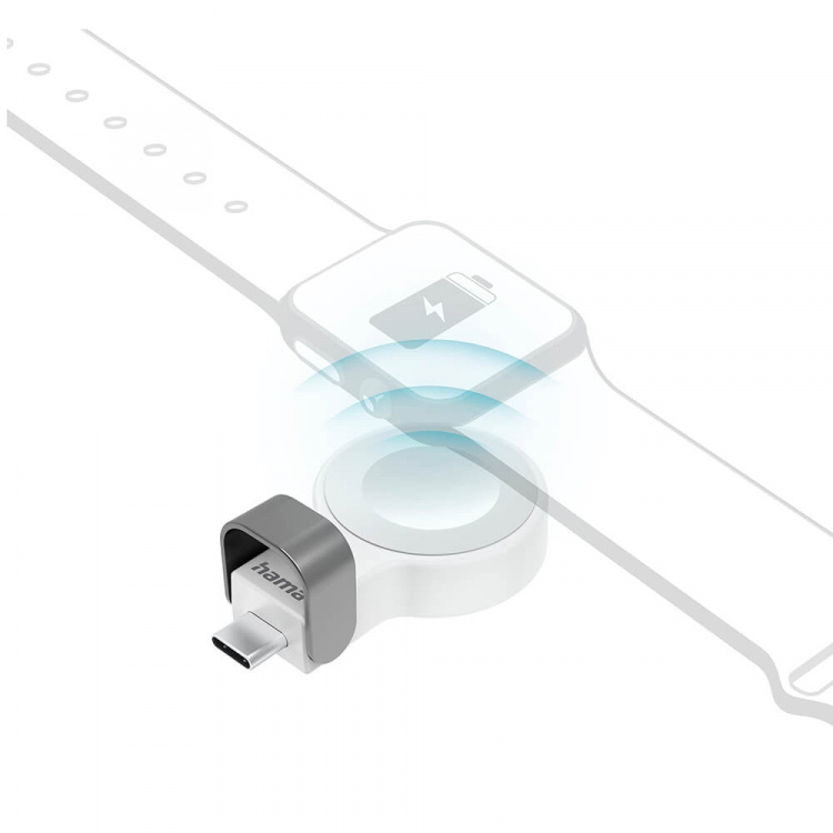 Hama Charger Wireless for Apple Watch USB-C White Hama Charger Wireless for Apple Watch USB-C White
