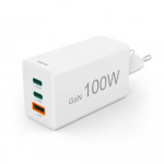 Hama Charger 2x USB-C 1x USB-A GaN 100W White Hama Charger 2x USB-C 1x USB-A GaN 100W White