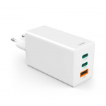 Hama Charger 2x USB-C 1x USB-A GaN 100W White Hama Charger 2x USB-C 1x USB-A GaN 100W White