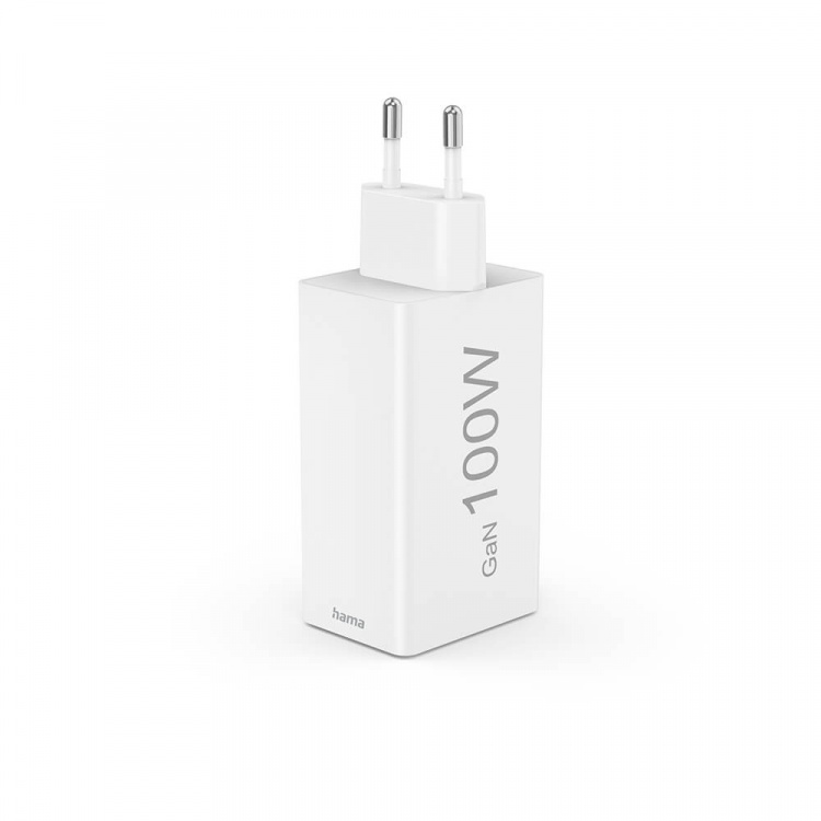 Hama Charger 2x USB-C 1x USB-A GaN 100W White Hama Charger 2x USB-C 1x USB-A GaN 100W White