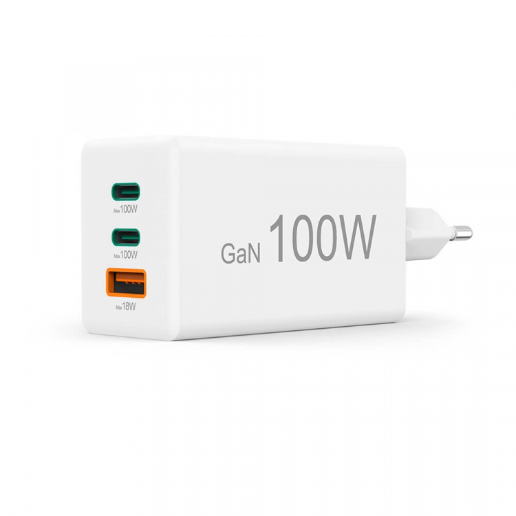 Hama Charger 2x USB-C 1x USB-A GaN 100W White Hama Charger 2x USB-C 1x USB-A GaN 100W White