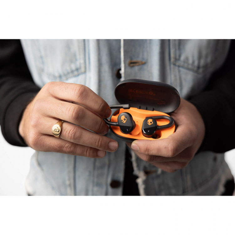 Skullcandy Headphone Push Play TWS In-Ear Svart/Orange Skullcandy Headphone Push Play TWS In-Ear Svart/Orange