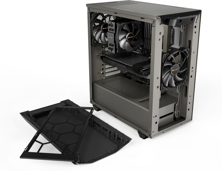 Be Quiet! Pure Base 500 ATX-kotelo ikkunalla, harmaa