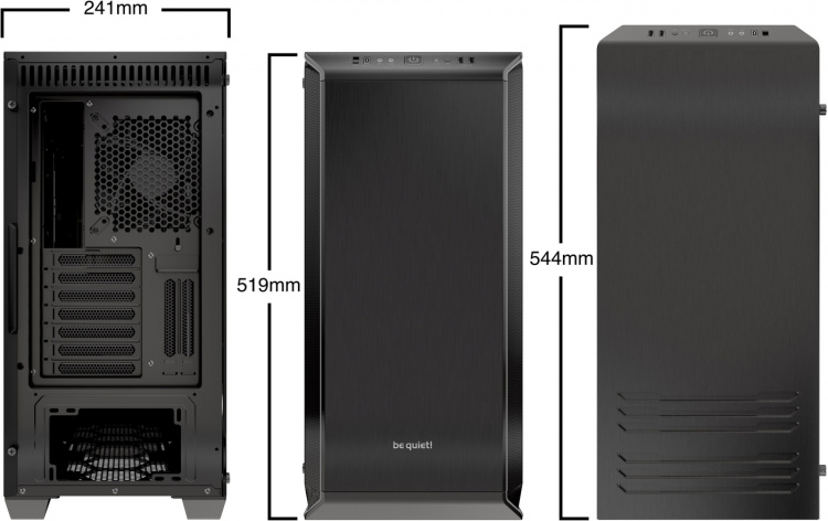 Be Quiet! Dark Base 700 ATX-kotelo ikkunalla, musta