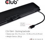 Club 3D USB Type-C Triple Display 100W -telakointiasema