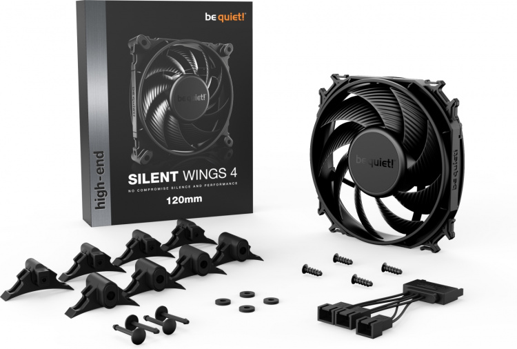 Be Quiet! Silent Wings 4 -tuuletin, 120 mm Be Quiet! Silent Wings 4 -tuuletin, 120 mm