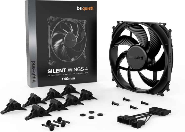 Be Quiet! Silent Wings 4 -tuuletin, 140 mm Be Quiet! Silent Wings 4 -tuuletin, 140 mm