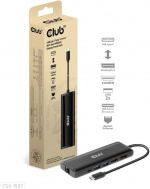 Club 3D Type-C 8-in-1 -hubi