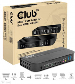 Club 3D HDMI KVM Switch For Dual HDMI -kytkin Club 3D HDMI KVM Switch For Dual HDMI -kytkin