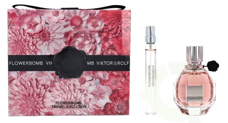 Viktor & Rolf Flowerbomb Giftset 60 ml Edp Spray 50ml/Edp Spray 10ml