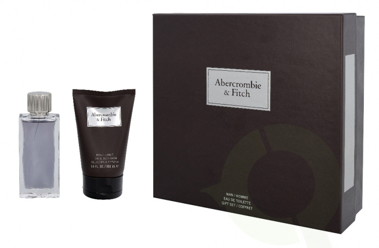 Abercrombie & Fitch First Instinct Man Giftset 150 ml Edt Spray 50ml/Hair And Body Wash 100ml
