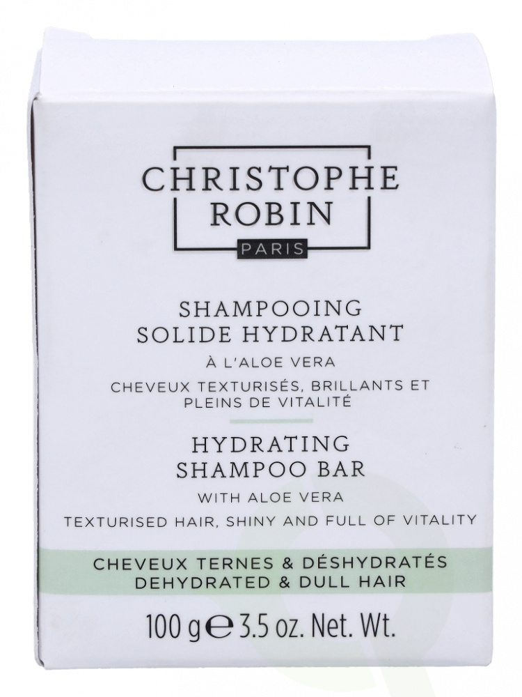 Christophe Robin Hydrating Shampoo Bar 100 g With Aloe Vera