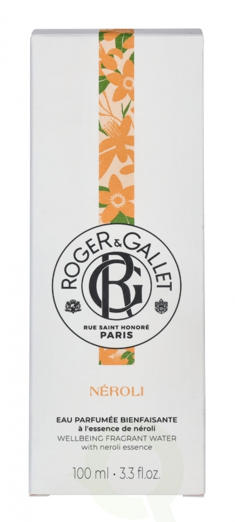 Roger & Gallet Neroli Wellbeing Fragrant Water 100 ml Natural Spray
