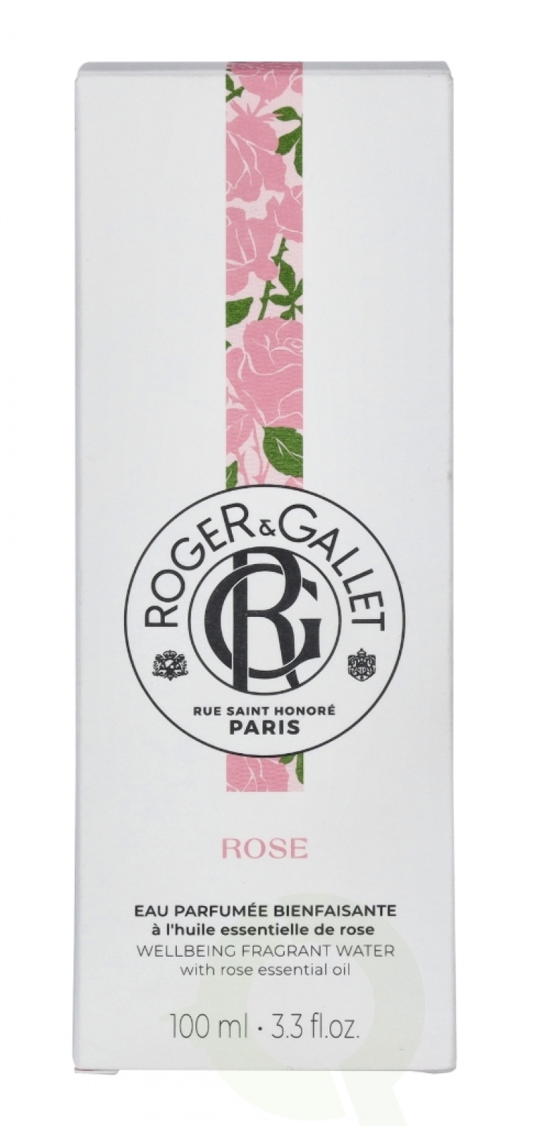 Roger & Gallet Rose Wellbeing Fragrant Water 100 ml Natural Spray