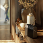 Philips Klassisk köks-radio. Nät- eller batteridrivern. Analog inställning