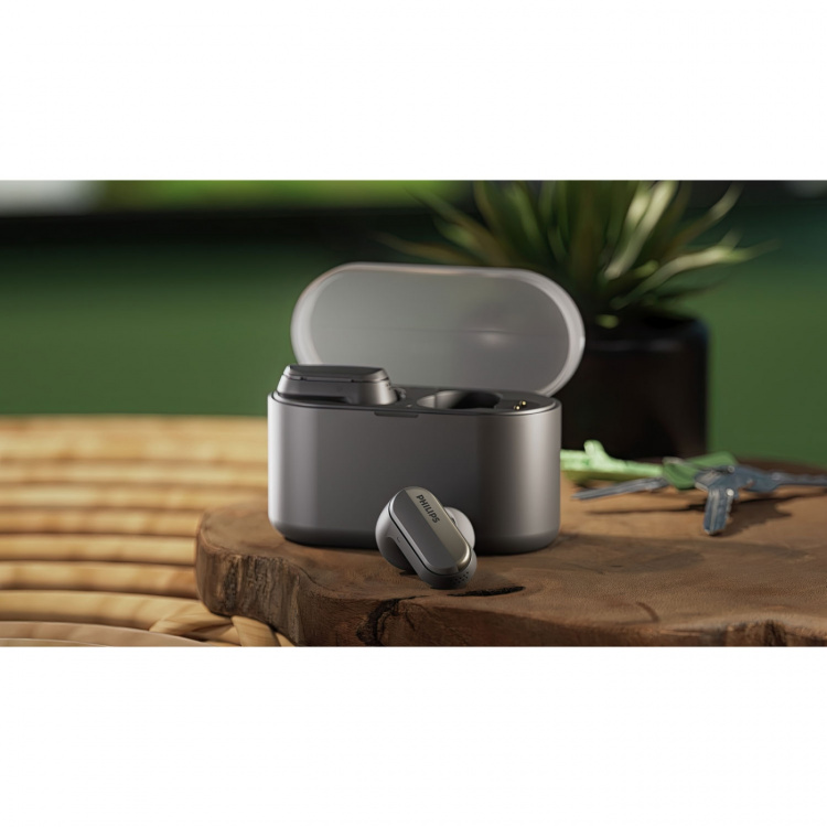 Philips TAT6908BK True Wireless-hörlurar med brusreducering Pro och Konversationläge. Svarta