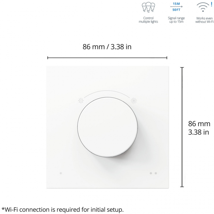 WiZ WiFi Smart Dimmer Dial switch WiZ WiFi Smart Dimmer Dial switch