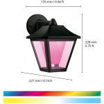 WiZ WiFi Smart Classic Vägglampa Utomhus Färg + Varm-kallvit 230V WiZ WiFi Smart Classic Vägglampa Utomhus Färg + Varm-kallvit 230V