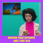 WiZ WiFi Smart Vägglampa Utomhus med inbyggd kamera