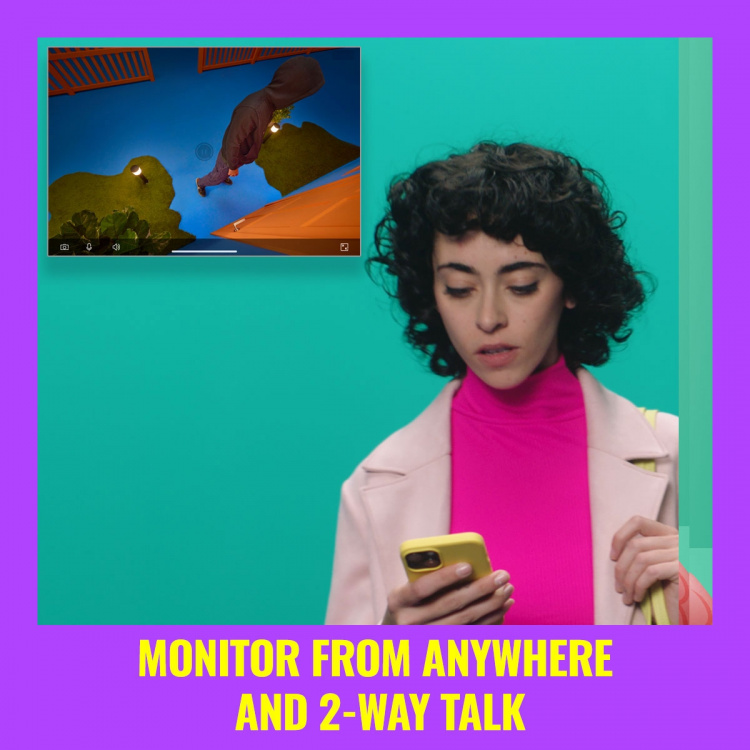 WiZ WiFi Smart Vägglampa Utomhus med inbyggd kamera