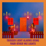 WiZ WiFi Smart Vägglampa Utomhus med inbyggd kamera