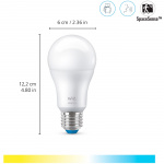 WiZ WiFi Smart LED E27 60W 806lm Varm-kallvit 2-pack