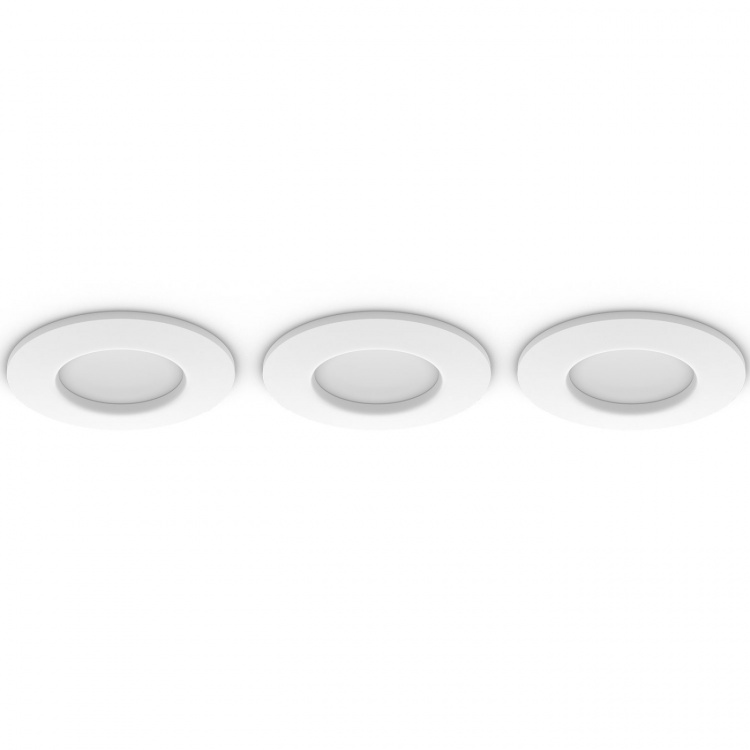 Philips Hue Slim Downlight S 90mm White and Color Ambiance Vit 3-pack