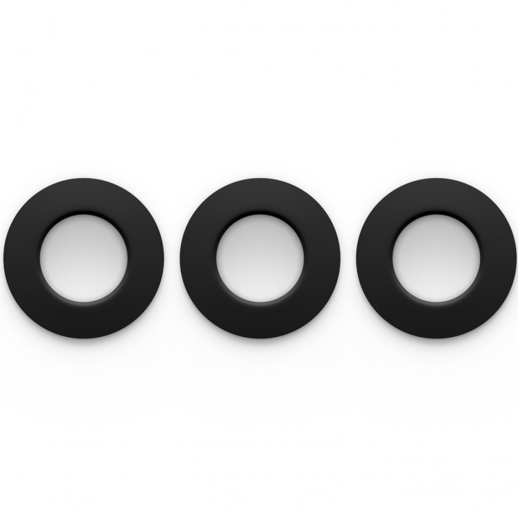 Philips Hue Slim Downlight S 90mm White and Color Ambiance Svart 3-pack