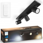 Philips Hue Runner White Ambiance 3 spot 1200 lm Svart Philips Hue Runner White Ambiance 3 spot 1200 lm Svart