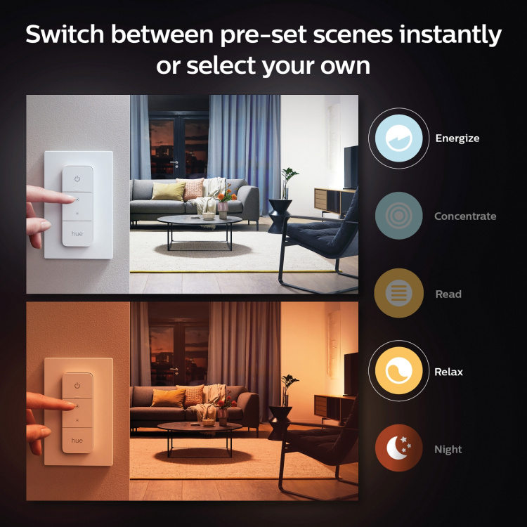 Philips Hue Runner White Ambiance 3 spot 1200 lm Svart Philips Hue Runner White Ambiance 3 spot 1200 lm Svart