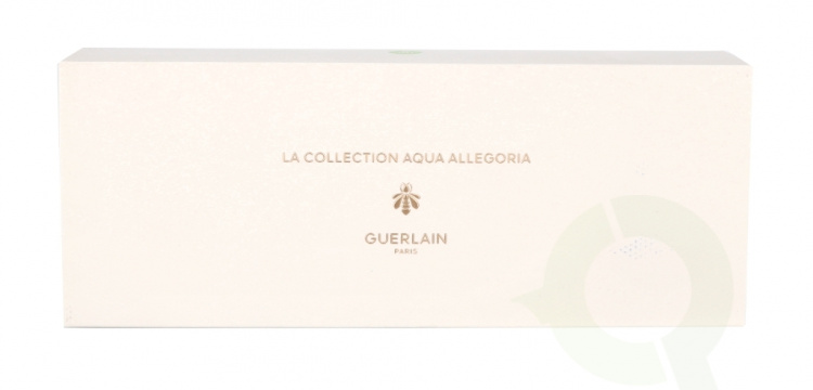 Guerlain Aqua Allegoria Miniatures Set 37.5 ml Aqua Allegoria Pera Granita 7.5ml/Aqua Allegoria Rosa7.5ml/Aqua Allegoria Nerolia Vetiver 7.5ml/Aqua Allegoria Mandarine Basilic 7.5ml/ Aqua Allegoria Bergamote Calabria 7.5ml