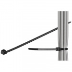 Goobay säänkestävä nippuside 100kpl, leveys 3.5 mm, pituus 300 mm, musta