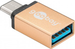 Goobay USB-C - A 3.0-adapteri, kulta
